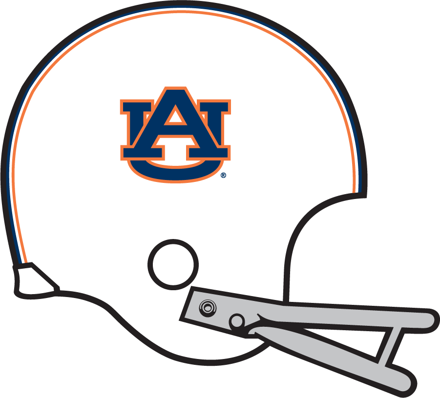 Auburn Tigers 1966-1978 Helmet Logo diy DTF decal sticker